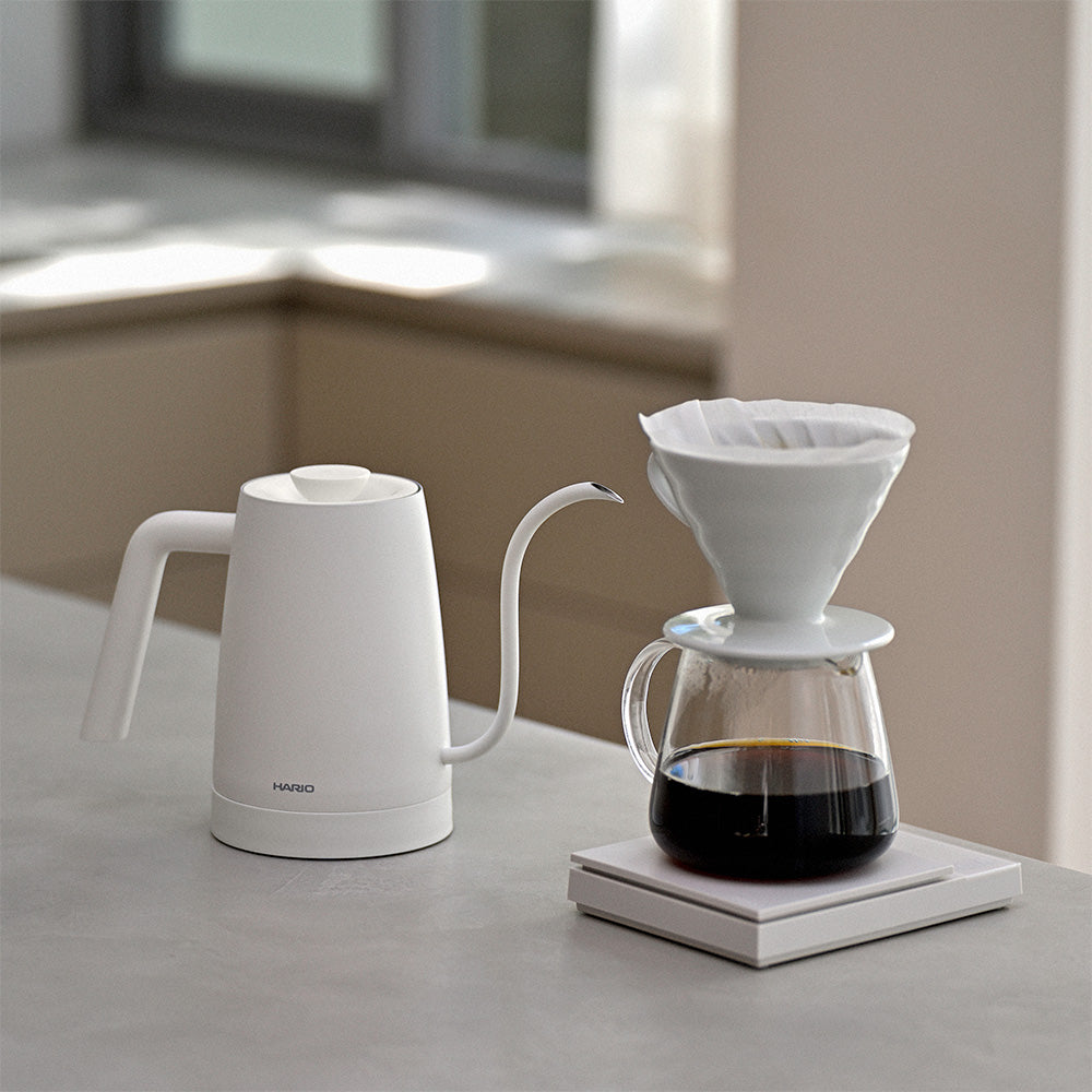 Hario - Lyra Electric Coffee Drip Kettle (800ml) - White